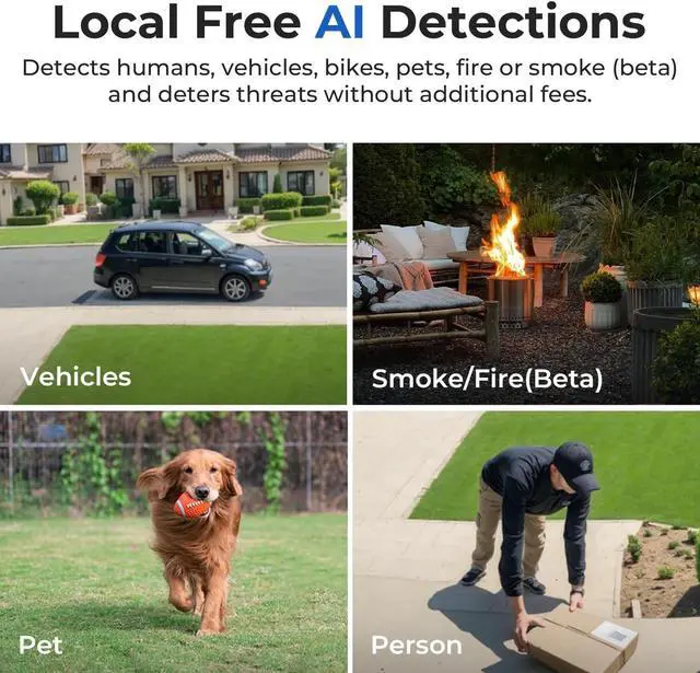 Alt view image 5 of 5 - IMILAB EC6 Pro 4K Wired Outdoor Security Camera, 5GHz WiFi Plug-in Outdoor Camera for Home Security w/Spotlight, 360 Rotation, Free Detect & Tracking, Waterproof, 24/7 Local Recording, No Monthly Fee