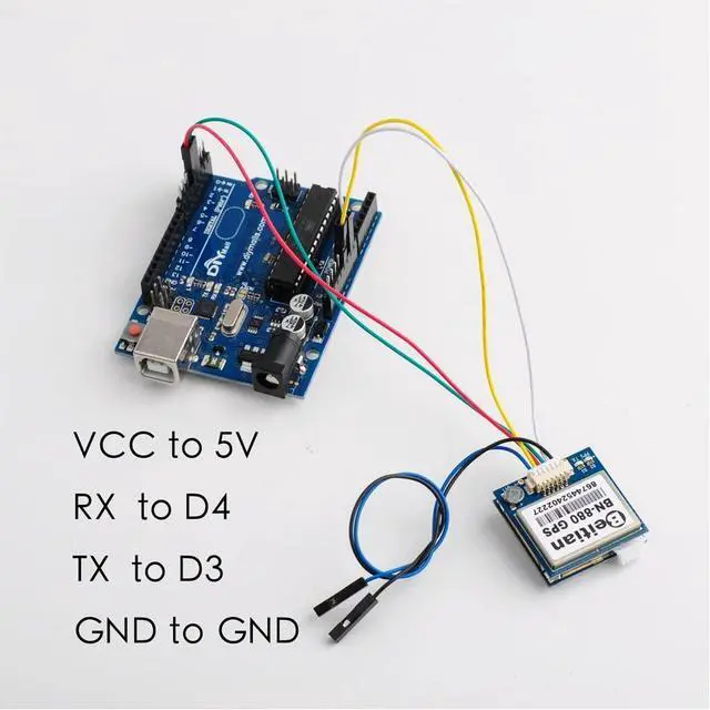 Alt view image 3 of 5 - Geekstory BN-880 GPS Module U8 with Flash HMC5883L Compass + GPS Active Antenna Support GPS Glonass Beidou Car Navigation for Arduino Raspberry Pi Aircraft Pixhawk APM Flight Controller
