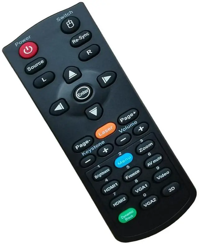 Alt view image 3 of 3 - Greenafil Replacement Remote Compatible with OPTOMA H112e H182X S310e S315 S316 W310 W312 W316 X312 (Type-4)
