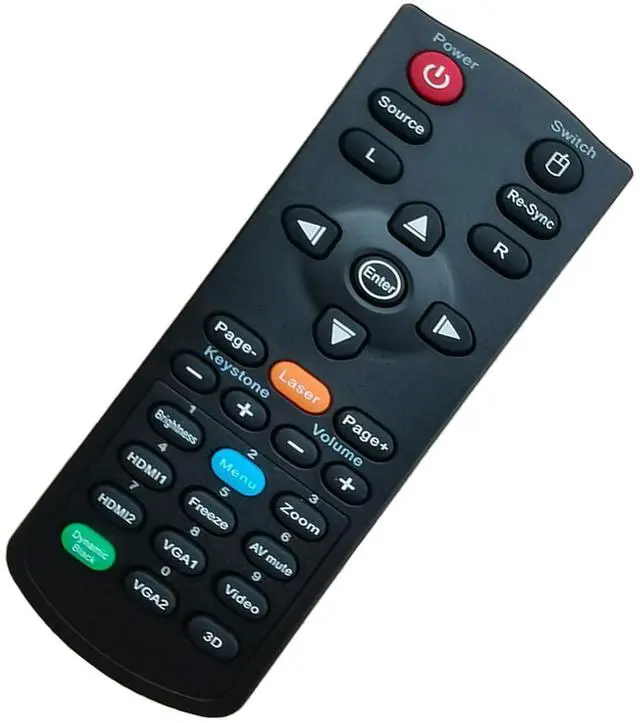Alt view image 2 of 3 - Greenafil Replacement Remote Compatible with OPTOMA H112e H182X S310e S315 S316 W310 W312 W316 X312 (Type-4)