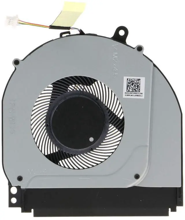 Alt view image 2 of 4 - Eieshupug CPU Cooling Fan 3.38 Inches, 2.5W, 4531RPM, 5V DC, 4-Pin, For HP Pavilion X360 14-DH, 14-DH1036TX, 14M-DH, 14M-DH0003DX, L51102-001