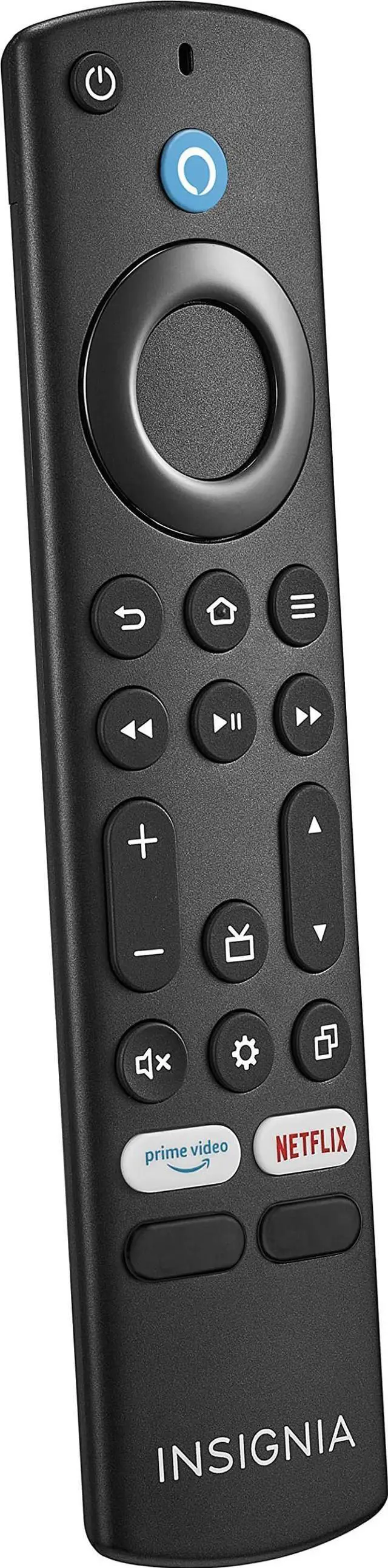 Alt view image 2 of 5 - Insignia - Fire TV Replacement Remote for Insignia and Toshiba - Black