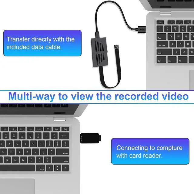 Alt view image 4 of 5 - Kryletxi 1080P Mini Video Camera, DIY Small Security Camera with Motion Detection, Portable Nanny Cam for Home Indoor Outdoor Use