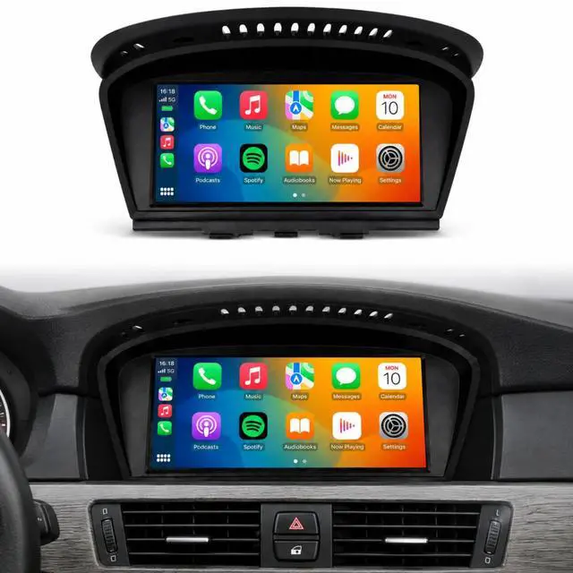 Alt view image 3 of 5 - XMOLINK 8.9" Classic Driver CarPlay & Android Auto for BMW 3/5 Series E90 E60 2009-2012 CIC, 4-Pin LVDS Heritage Cockpit Upgrade, iDrive Retained