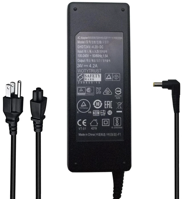 Main image of 24V 4.2A Power Adapter DC Charger Replacement for JBL Boombox 2