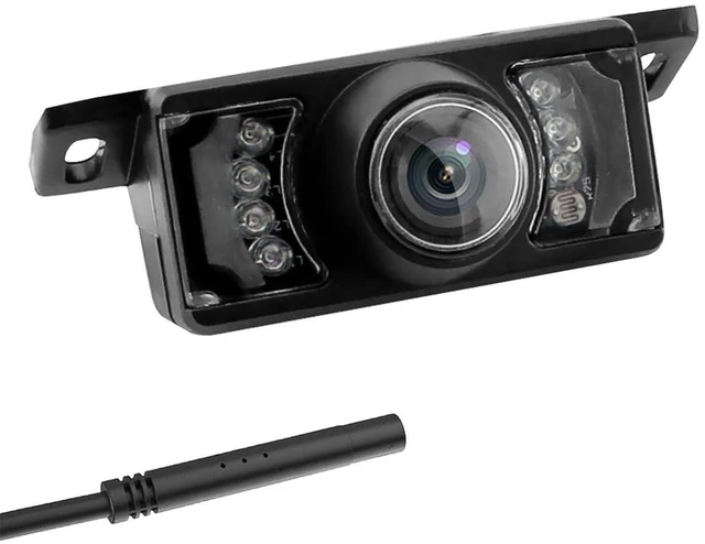 Main image of Backup License Plate HD Camera Night Vision Rear View 8 IR LED Waterproof Compatible with Pioneer Car Radio AVH-120BT AVH-210EX AVH-2550NEX AVH-X490BS DMH-WT8600NEX DMH-100BT DMH-160BT