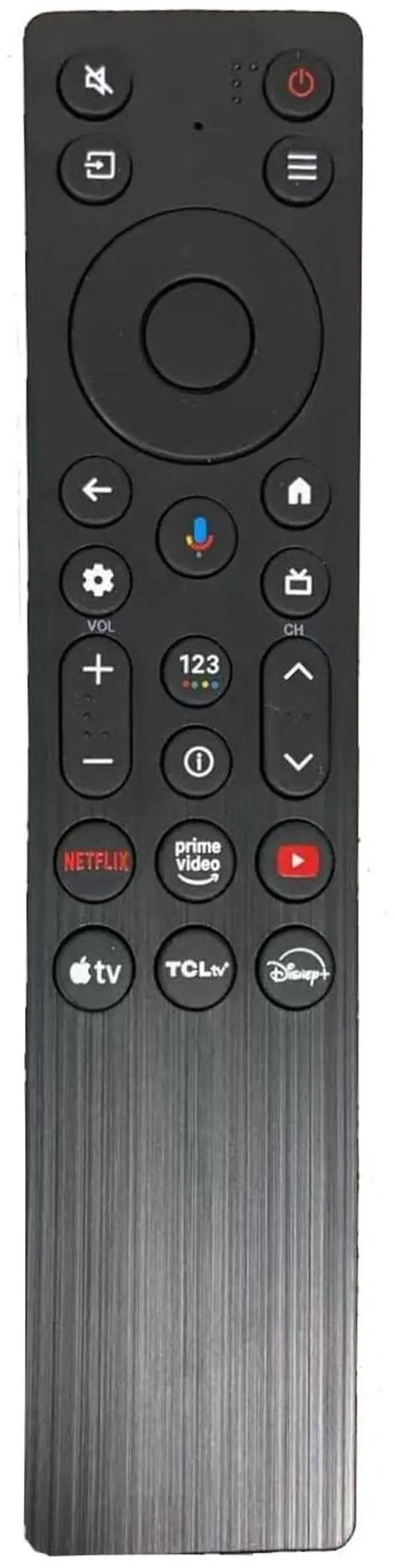 Main image of RC923A FMB1 Voice Remote Control Replacement Compatible for TCL Smart TV QLED QLED Mini Google TV's, Series Q77K QM6KQM5K