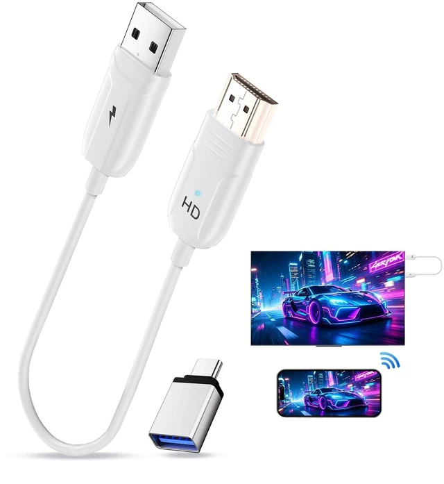 Main image of Wireless HDMI Display Adapter Plug and Play,Screen Mirroring Adapter