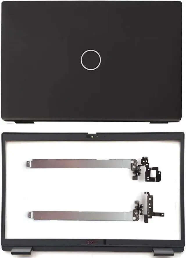 Main image of Jingelmall LCD Back Cover Top Lid Top Case Front Bezel with Hinge Replacement for Dell Latitude 15 3520 E3520 017XCF 04Y37V 0WXN5F 17XCF WXN5F 4Y37V
