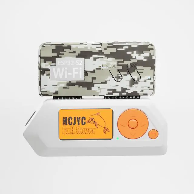 Alt view image 3 of 5 - Wi-Fi Developer Board for Flipper Zero with Protective Case - Digital Camo Gray