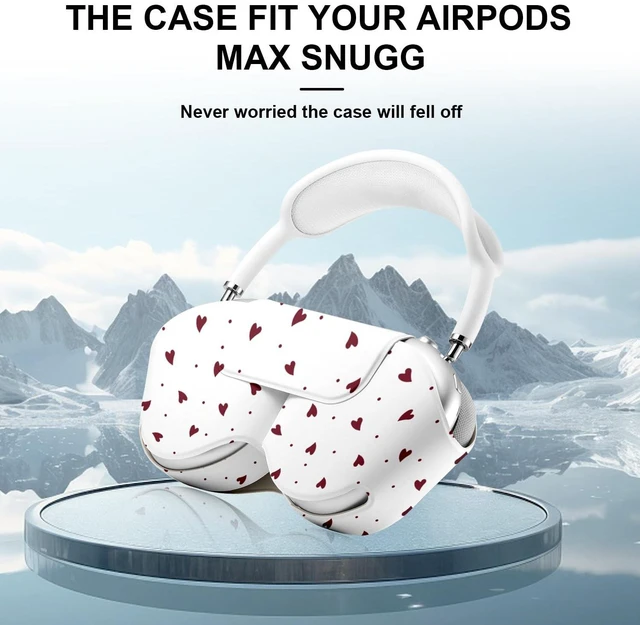 Alt view image 3 of 5 - Maxjoy for Apple Airpods Max Smart Case Cover, Soft PU Leather Protective Cover Accessories for Airpod Max with Sleep Mode, Anti-Dust Travel Carrying Case for Airpods Pro Max Headphones