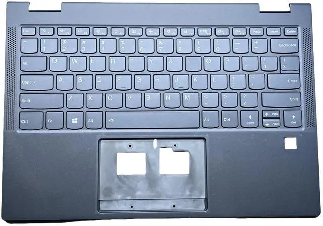 Main image of New Keyboard for Lenovo Yoga C630-13 Q50 Laptop 5CB0S1594 PD2SXB-US SN20R39311 WKJ46 with Backlight, Fingerprint Hole, C Case, US Layout Gray