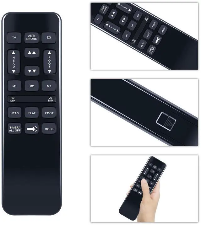 Alt view image 5 of 5 - PZL Replacement Remote Control for Richmat HJH55 Adjustable Bed