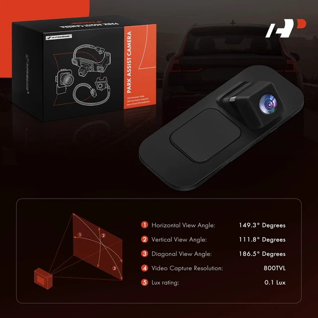 Alt view image 2 of 5 - A-Premium Rear View Backup Camera Compatible with Toyota