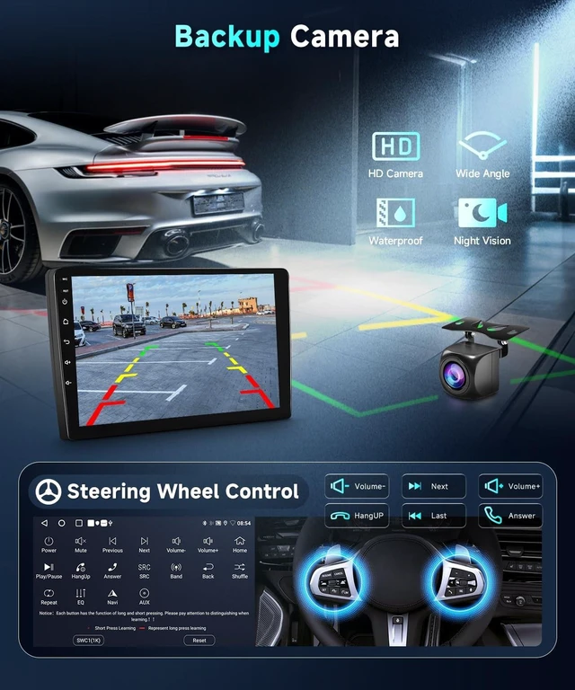 Alt view image 5 of 5 - Car Radio for Honda Civic 2006-2011 with Wireless CarPlay Android Auto