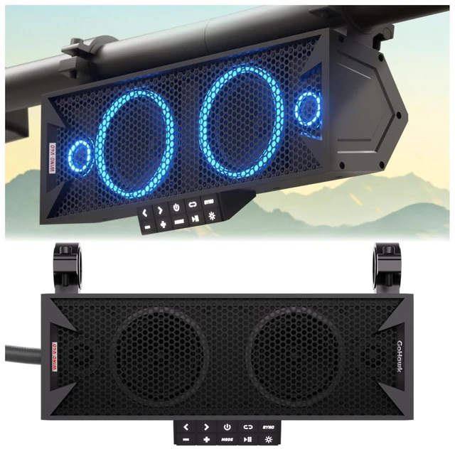 Main image of GoHawk 15 Inch UTV Sound Bar with Bluetooth, IP66 Waterproof ATV Soundbar