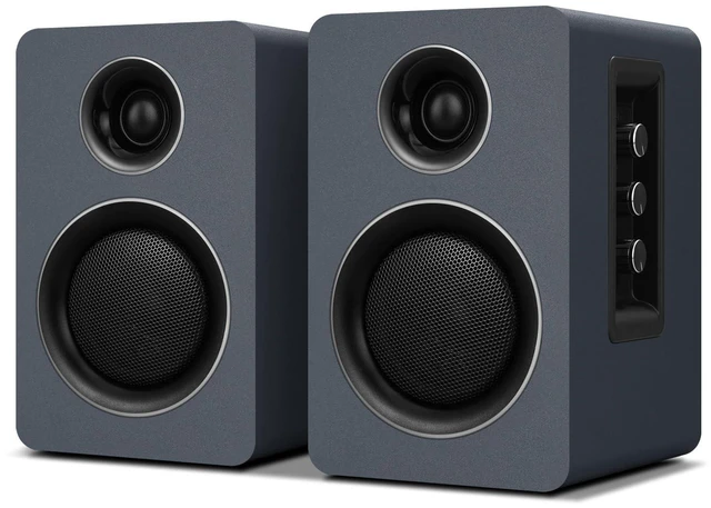 Main image of Computer Speakers, Bluetooth 5.3, USB-C, AUX/RCA, 3.5-Inch Woofer, Grey