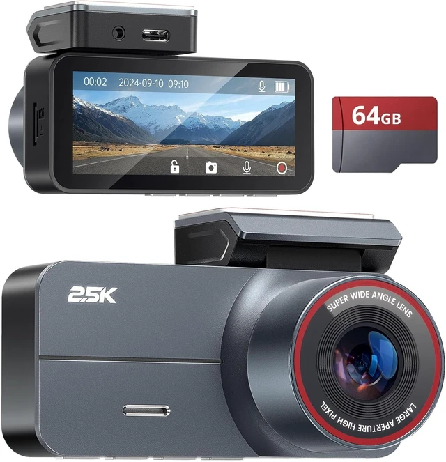 Main image of Dash Cam Front and Rear, 2.5K /1080P QHD Dual Dash Camera for Cars Tenebris Standard