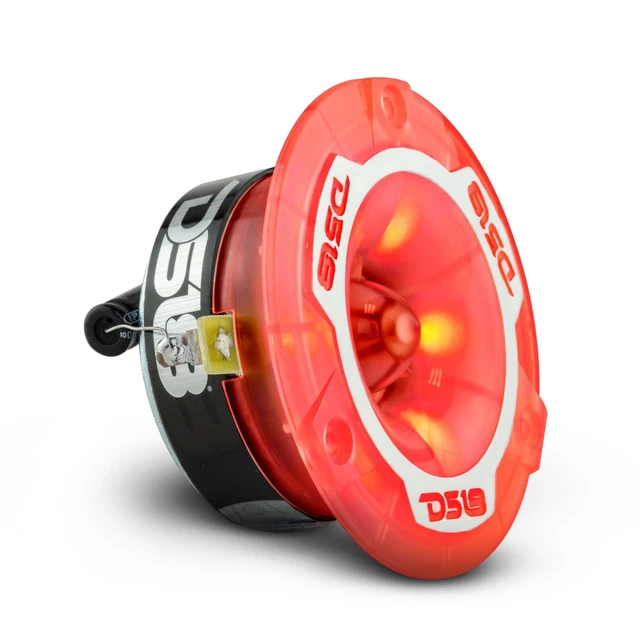 Alt view image 4 of 5 - DS18 PRO-TW1L RGB Alluminum Super Bullet Tweeter - 1" Voice Coil, Polycarbonate Body and Bullet, 400W Max, 200W Rms, 4 Ohms, Built in Crossover - Pro Tweeters are The Best (2 Speakers)