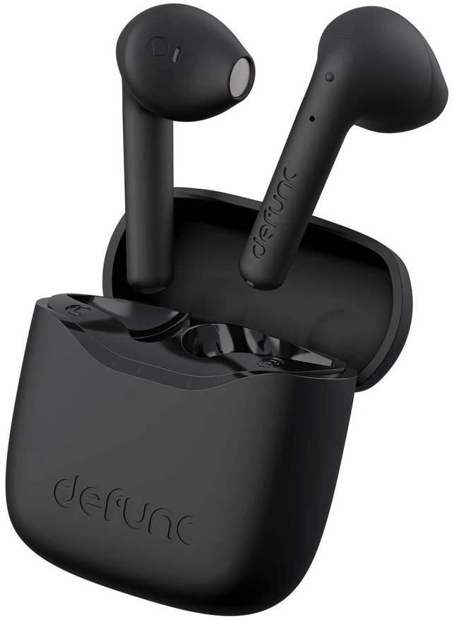 Main image of Defunc True LITE II Wireless Earbuds Bluetooth 6.0, Semi in-Ear Headphones with ENC Clear Calls, Low Latency, 20H Playtime, IPX4 Waterproof, Comfortable Fit with AI App Support