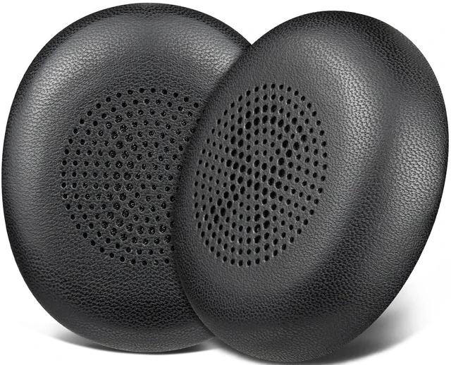Main image of SOULWIT Lambskin Ear Cushions for Jabra Evolve2 65, Elite 45h - Black
