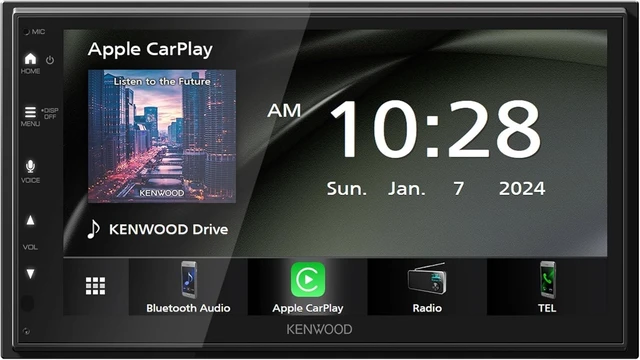 Alt view image 2 of 5 - KENWOOD DMX4710S Digital Car Stereo (50W x 6-Ch), Apple CarPlay & Android Auto Compatible, Bluetooth-Enabled Head Unit with 6.8" LCD Display ^^ Plus KENWOOD CMOS-230LP Universal Backup Camera