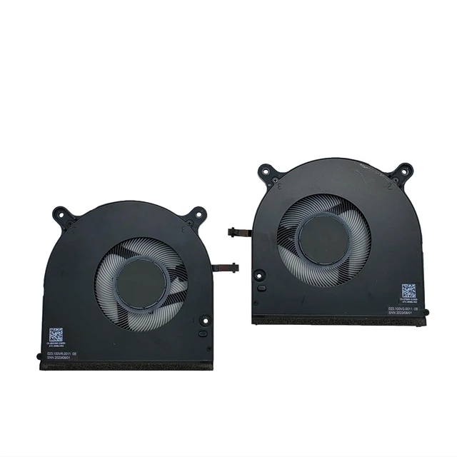 Alt view image 2 of 4 - LANDALANYA Replacement CPU and GPU Cooling Fan for DELL XPS 16 9640 Laptop 08GVMH 0F966V EG50050S1-CN80-S9A EG50050S1-CN90-S9A DC5V