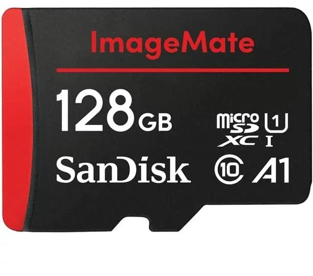 Main image of SanDisk 128GB ImageMate microSDXC UHS-1 Memory Card with Adapter - 120MB/s, C10, U1, Full HD, A1 Micro SD Card - SDSQUA4-128G-AW6KA