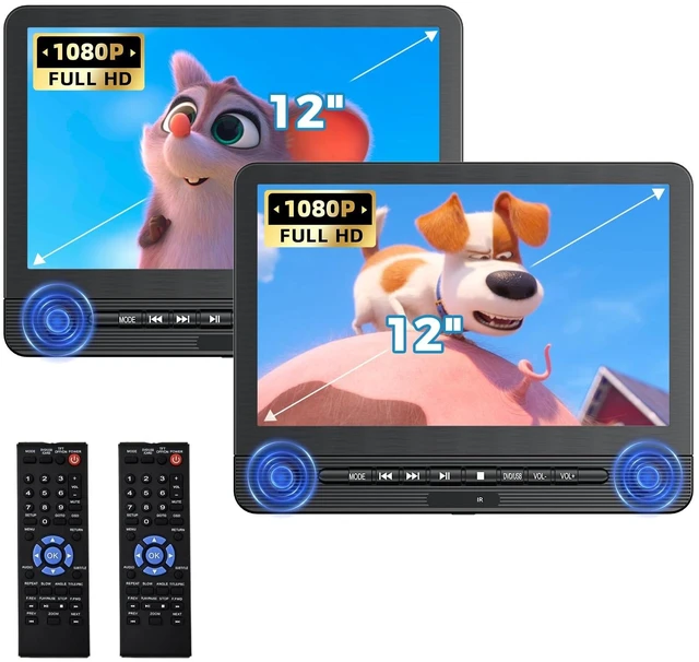 Main image of Desobry 12.5'' Dual Screen Car Headrest Back Seat Entertainment System