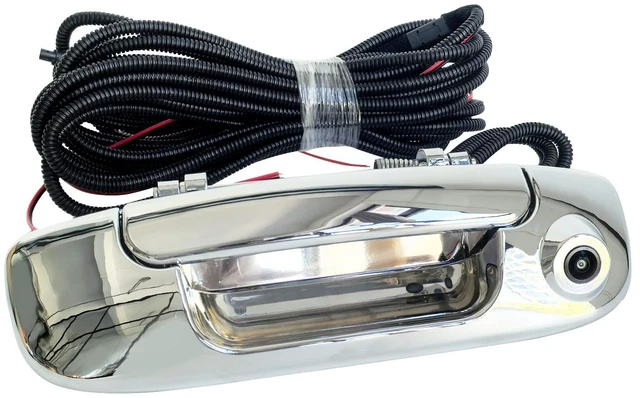 Main image of Tailgate Handle with Backup Camera Compatible with 2002-2008 Dodge Ram 1500 2500 3500 Tailgate Door Rear View Reverse Back Up Camera