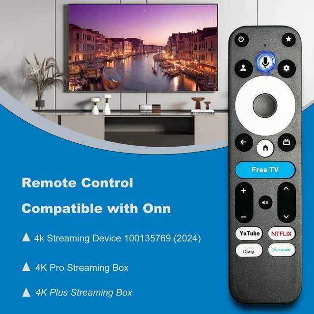 Alt view image 2 of 5 - NPTWARCOT Replaced Remote Control fit for onn 4K Plus/4K Pro Streaming Box