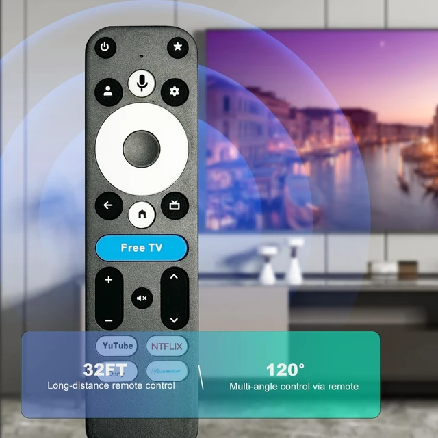 Alt view image 4 of 5 - NPTWARCOT Replaced Remote Control fit for onn 4K Plus/4K Pro Streaming Box