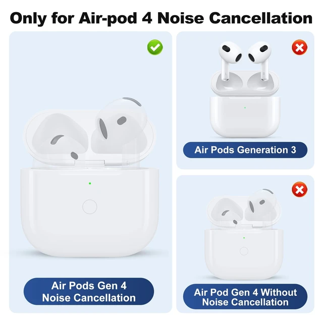Alt view image 2 of 5 - Replacement Charging Case Compatible with Airpod 4 Noise Cancelling