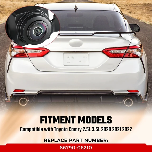 Alt view image 2 of 5 - Front Grill Camera 86790-06210 Fit for 2020-2022 Toyota Camry 2.5L 3.5L
