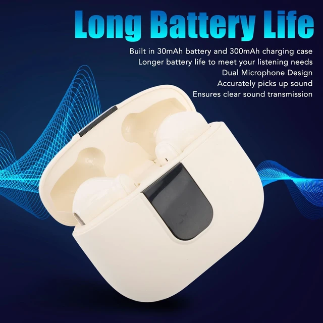 Alt view image 2 of 5 - Jectse Wireless Earbuds, Noise Reduction Low Latency Bluetooth Headphones with Digital Display Charging Case, Stereo Earphones for Sports Workout Gaming, Jectsepthxv236zu