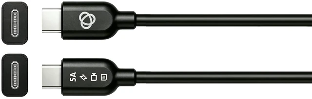 Main image of Kramer USB-C 3.2 Gen 2 Full-Featured Cable C-U32/FF-3, 3 ft, 10Gbps, 100W, 4K@60Hz