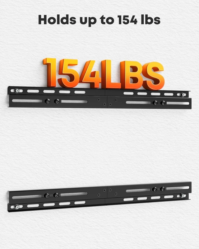 Alt view image 5 of 5 - PUTORSEN TV Wall Mount Extension Bracket for 16-24 Inch Wood Studs