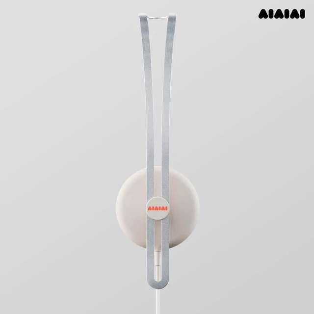 Alt view image 2 of 5 - AIAIAI Tracks White 3.5mm Wired On-Ear Headphones with Mic, Tight Bass