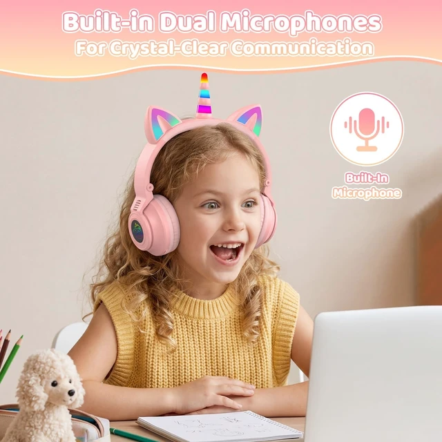 Alt view image 4 of 5 - TOKANI Kids Wireless Bluetooth Headphones for Ages 2+