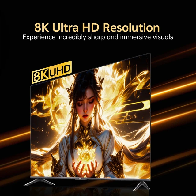 Alt view image 2 of 5 - AGFINEST 4K@120Hz Active HDMI to DisplayPort Cable 6.6FT