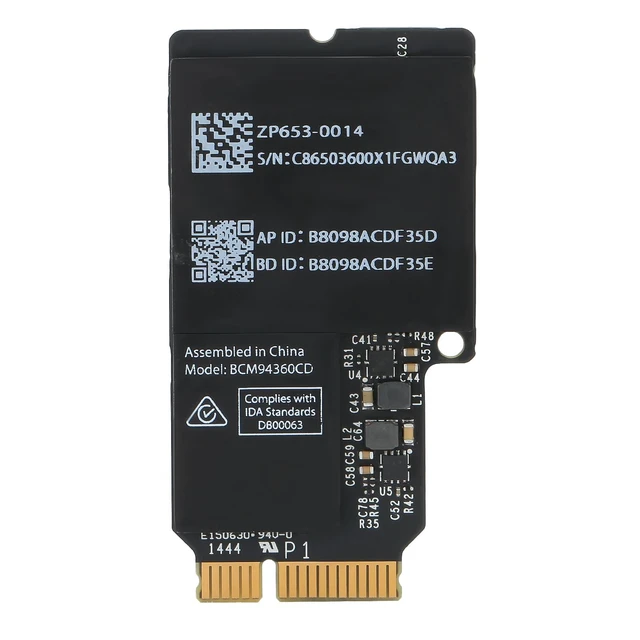 Alt view image 2 of 5 - BCM94360CD 802.11ac Network Card Accessory for for (20122013)