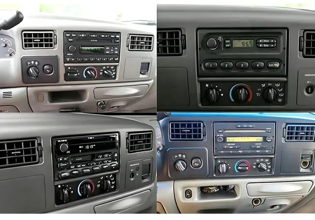 Alt view image 3 of 5 - 7 inch Double Din Car Stereo for 1999-2004 Ford F250 F-350 Super Duty Car Radio Bluetooth Backup Camera Touch Screen Radio for Ford F150 1997-2004 with Wireless Carplay Auto Android GPS FM RDS,