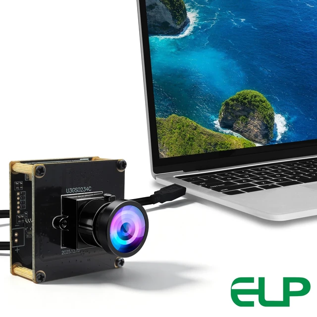 Alt view image 2 of 5 - Global Shutter USB Camera Module, High Speed HD 200fps USB3.0 PC Camera