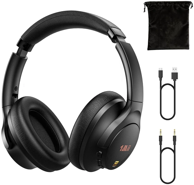 Main image of 1Mii Y8+ Hybrid Active Noise Cancelling Headphones for Airplane Travel