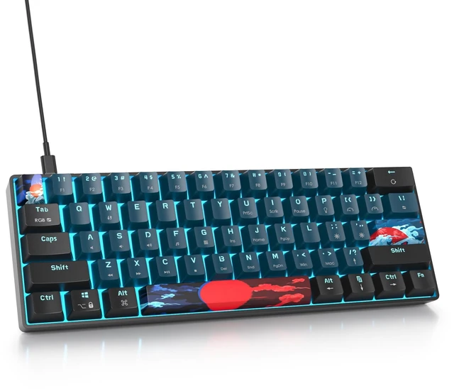 Main image of Owpkeenthy 60% Wired Mechanical Keyboard
