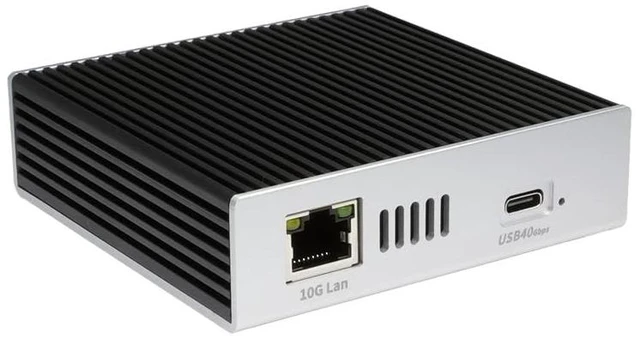 Alt view image 4 of 5 - USB4.0 40Gbps 6-in-1 10G Ethernet, 1x RJ45 10G Ethernet Port, 3X USB-A, 1x TF, 1x SD Card Reader