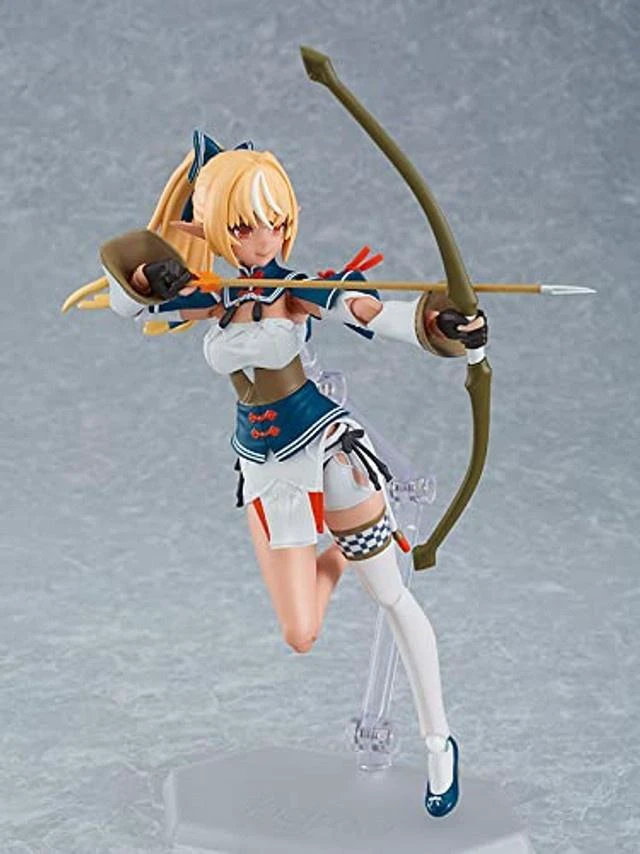 Alt view image 4 of 5 - Max Factory Hololive Production: Shiranui Flare Figma Action Figure, Multicolor