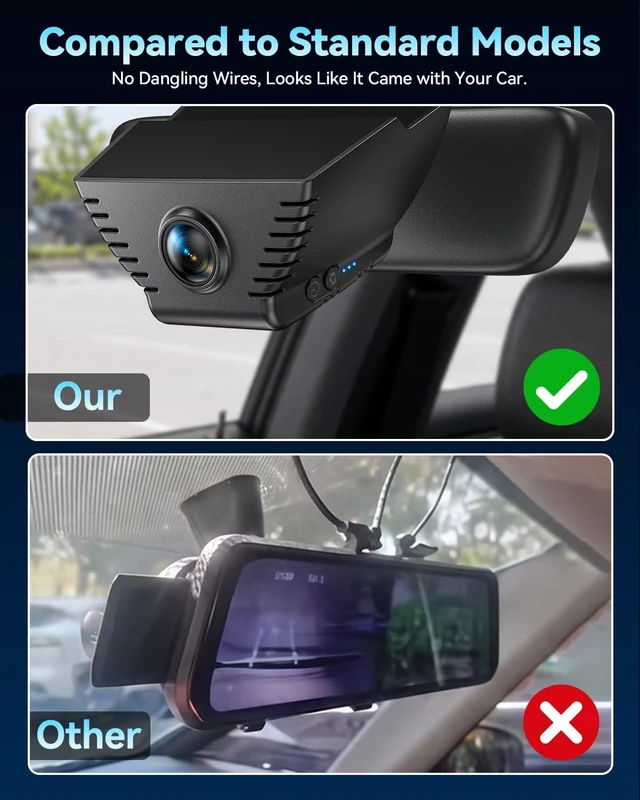 Alt view image 4 of 5 - OVAMAN OEM-Fit 4K Dash Cam for Honda Accord 2023-2025, 64GB