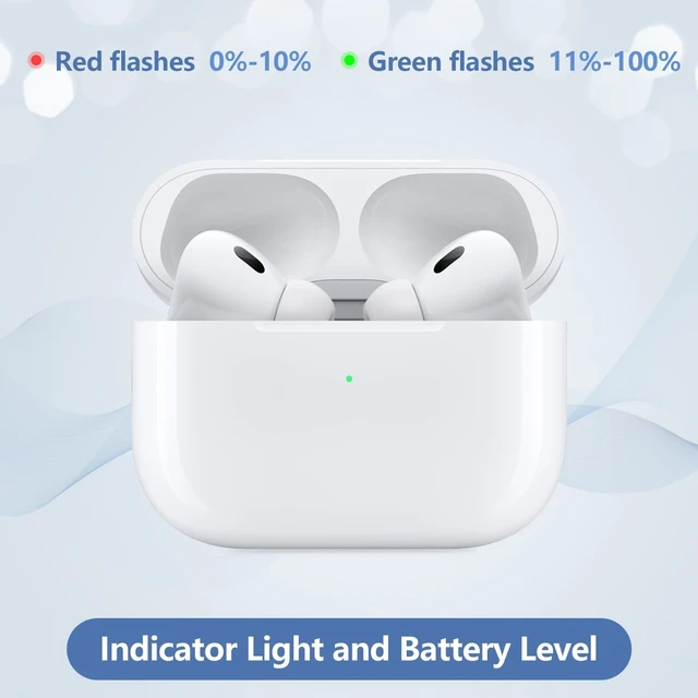 Alt view image 5 of 5 - Charging Case for AirPods Pro 1/2 Gen, Wireless & Wired Charging