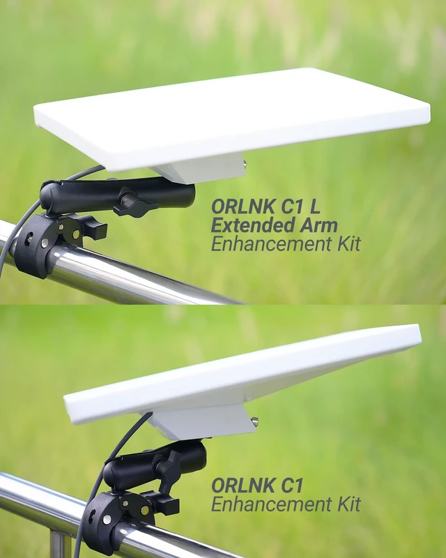 Alt view image 5 of 5 - ORLNK C1 Starlink Mini Mount Ladder Pole Clamp for RV Camper Van Yacht Boat